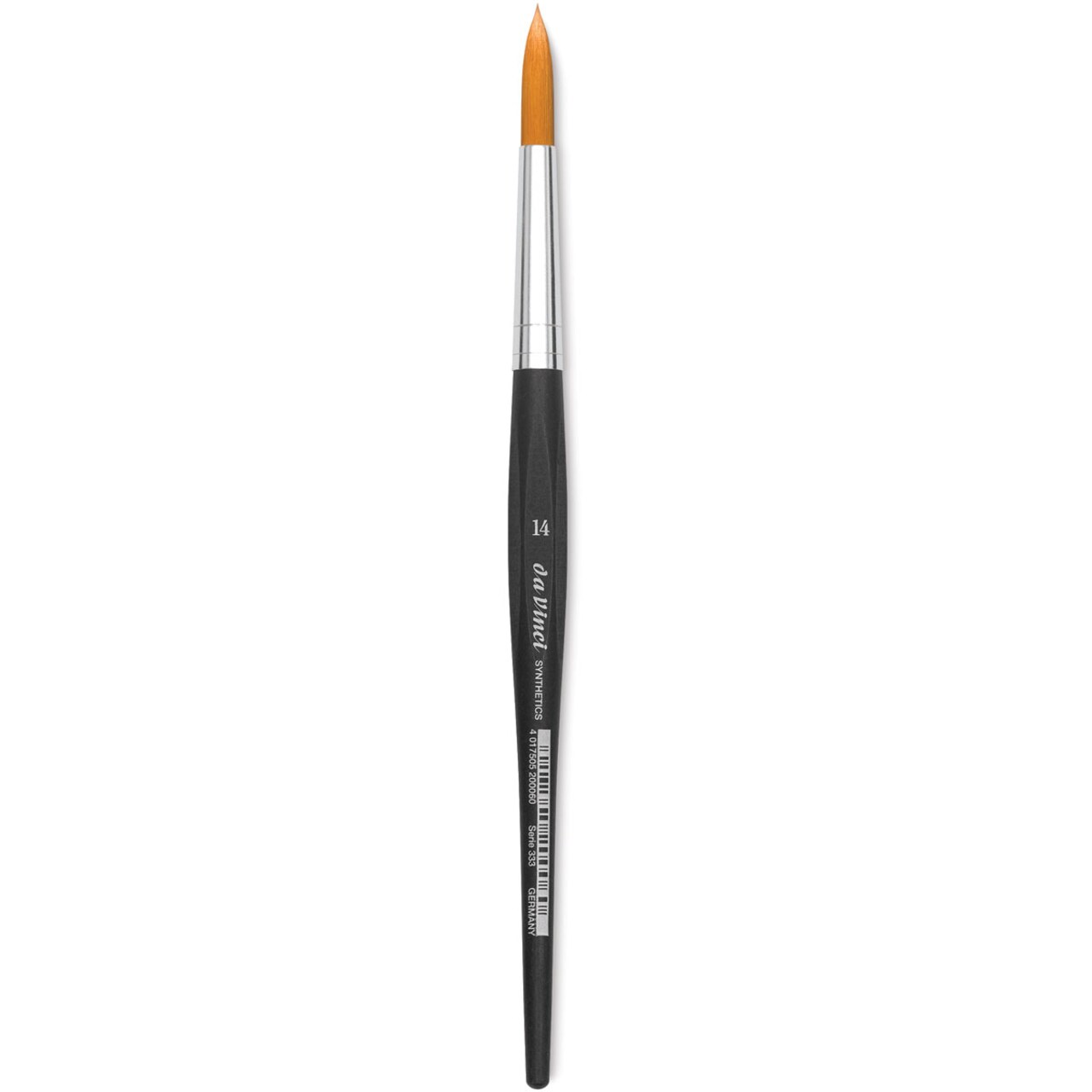 Da Vinci Junior Synthetic Colored Ferrule Brush - Round, Short Handle, Size 14